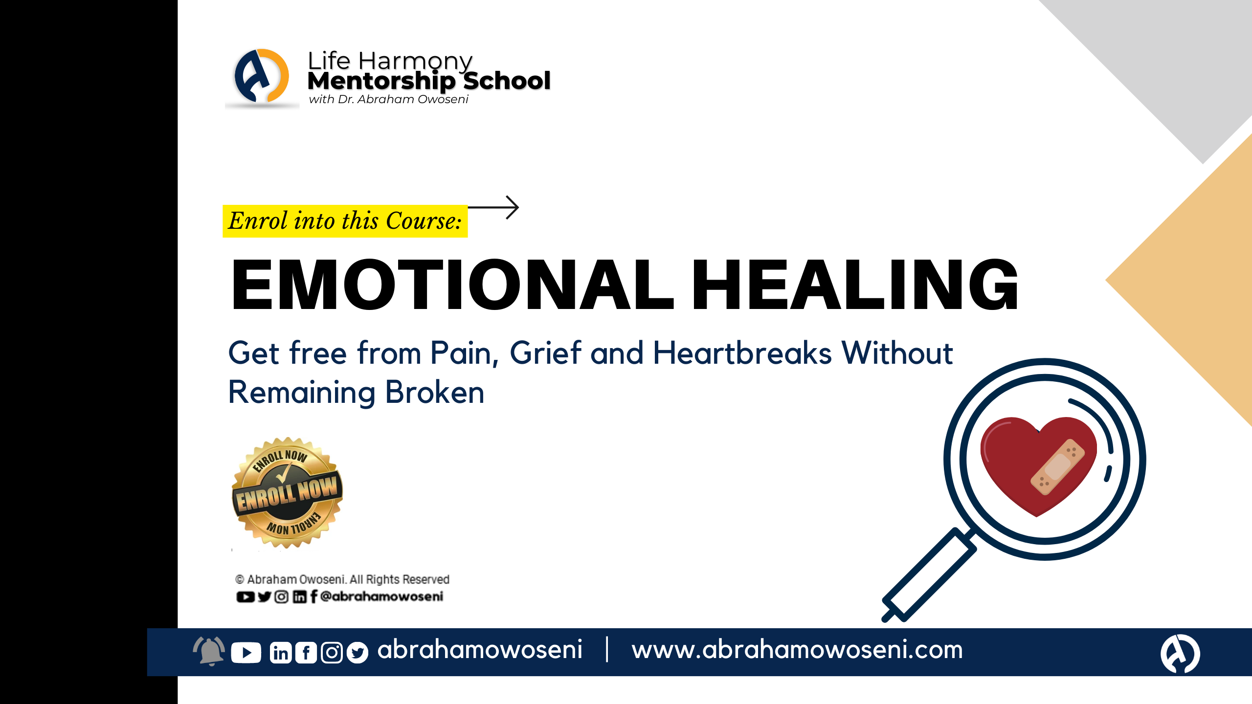 Emotional Healing: Heal from Pain, Grief and Heartbreaks Without Remaining Broken